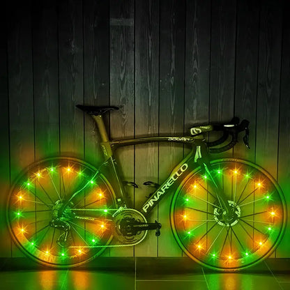 BIKINLITE Colorful Waterproof LED Bike Wheel String Lights