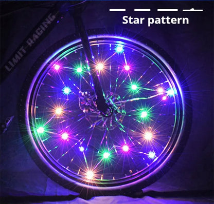 BIKINLITE Colorful Waterproof LED Bike Wheel String Lights