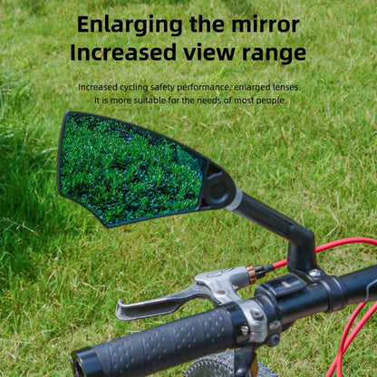 BIKINLITE Wide-Range 360° Adjustable Bicycle Rearview Mirror – Universal Safety Mirror for MTB, Road Bike, Motorcycle, and Scooter