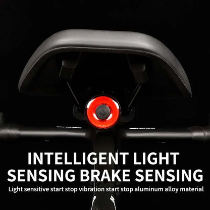 BIKINLITE USB Rechargeable Waterproof Brake Sensing Bicycle Rear Light