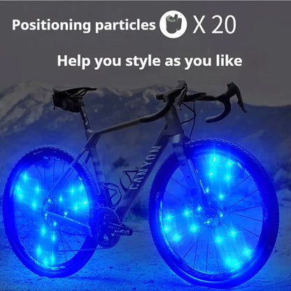 BIKINLITE Colorful Waterproof LED Bike Wheel String Lights